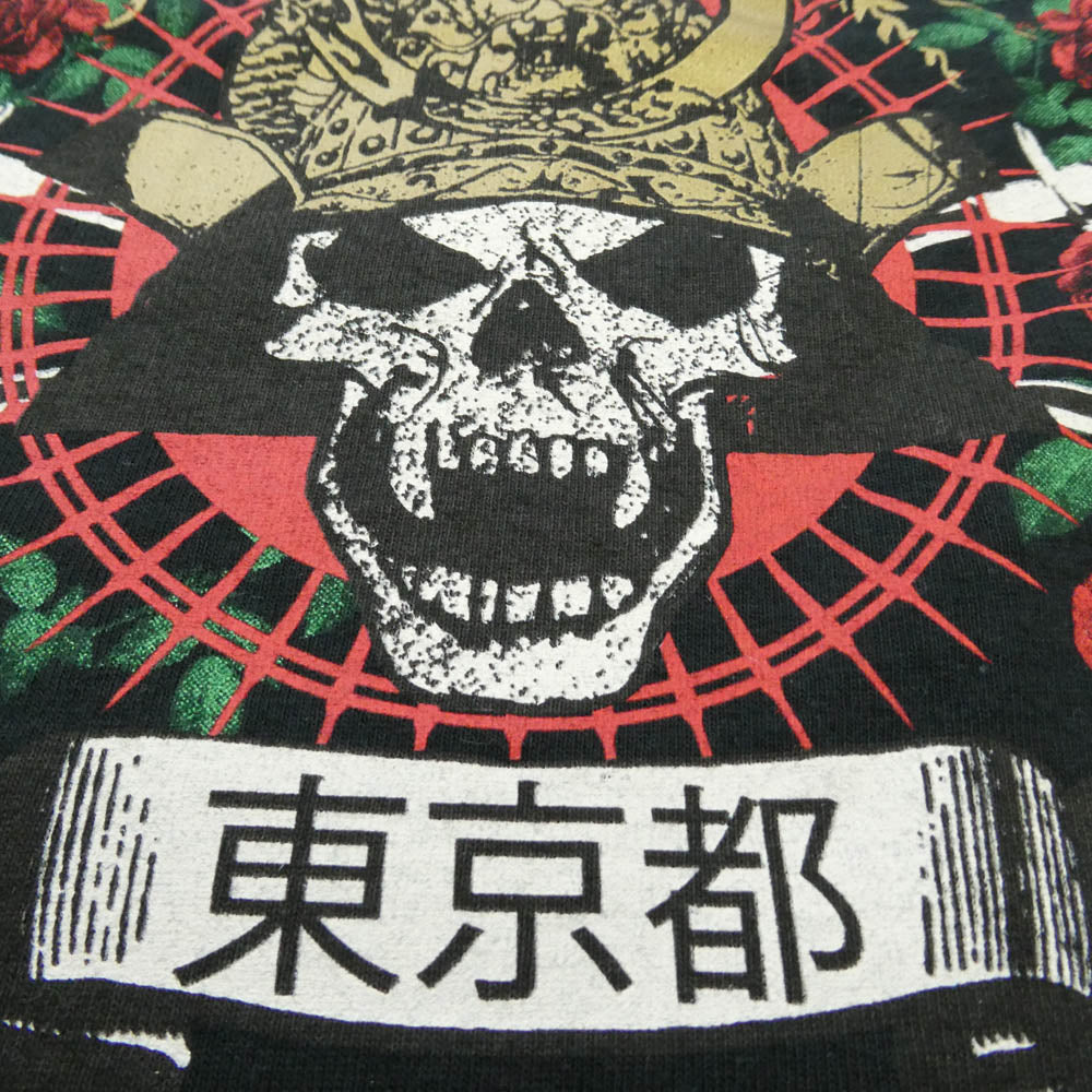 GUNS N' ROSES ガンズアンドローゼズ 東京 サムライ Tシャツ ブラック系 M【中古】