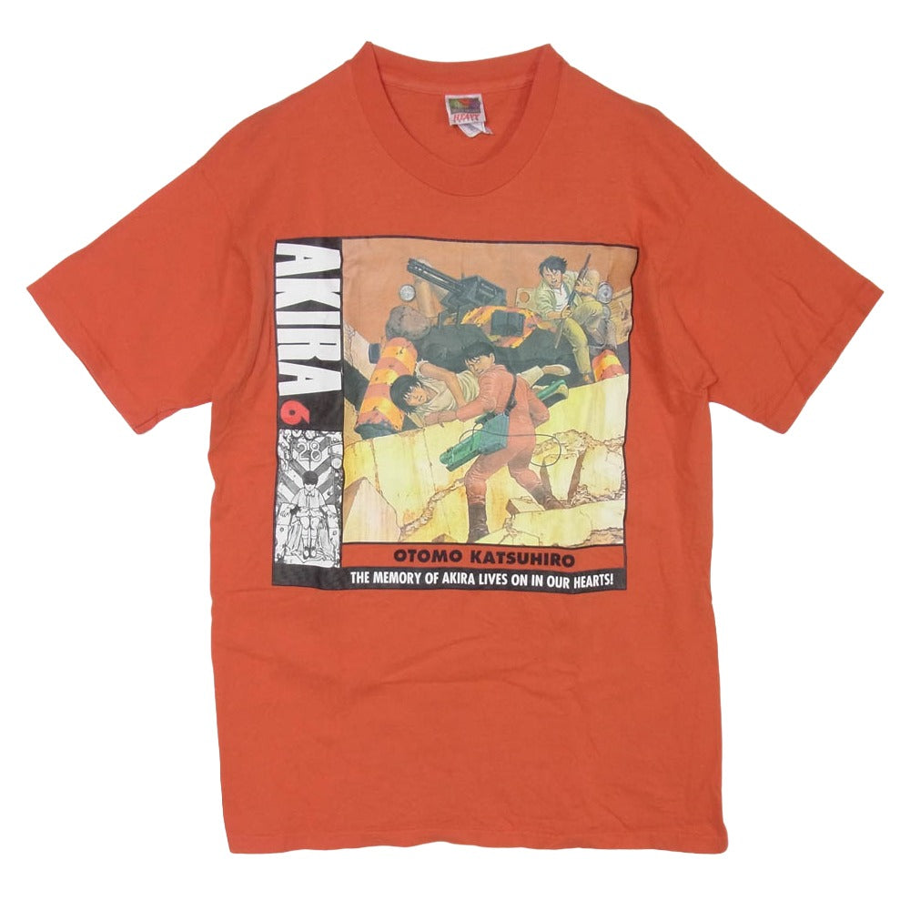 AKIRA アキラ 6巻表紙 ヤングマガジン 懸賞 フロント プリント Tシャツ 半袖カットソー レッド系 L【中古】