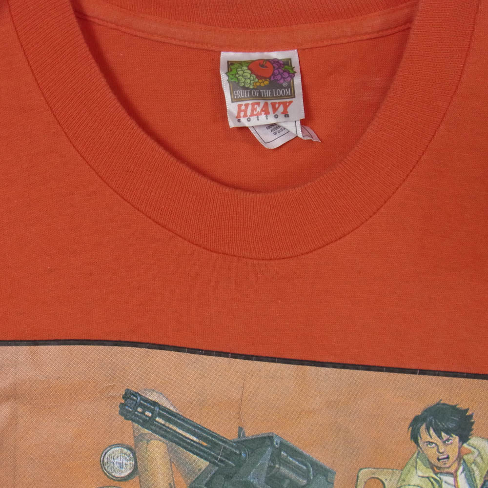 AKIRA アキラ 6巻表紙 ヤングマガジン 懸賞 フロント プリント Tシャツ 半袖カットソー レッド系 L【中古】