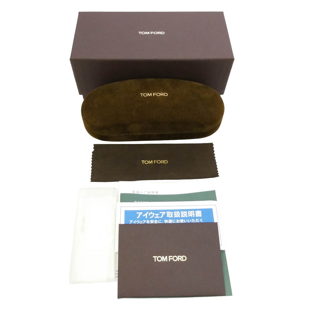 TOM FORD トムフォード TF5178-F アジアンフィット サングラス メガネ 眼鏡 アイウェア ブラック系 51□21-145【中古】