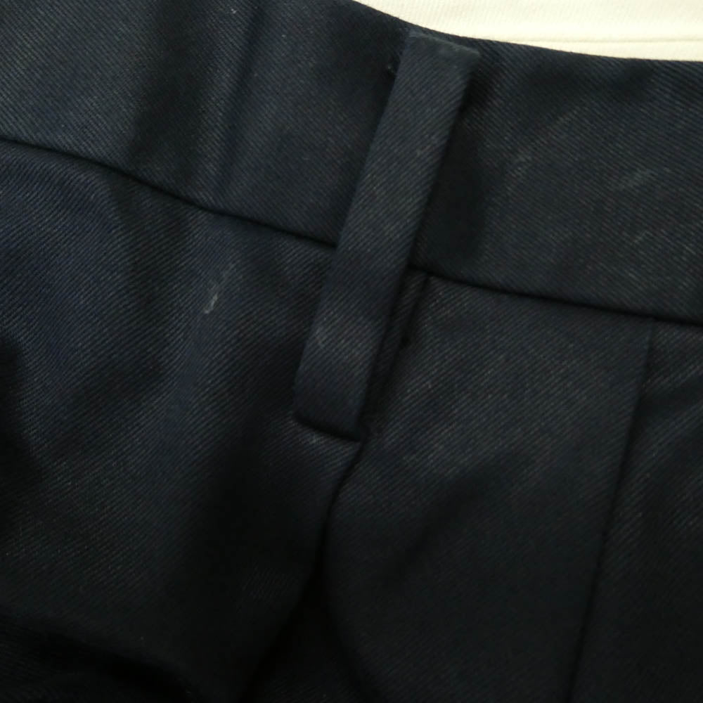 ワイオーエヌ 18AW YON18AW-JK003 YON-TROUSERS-01 マーセライズド テーラードジャケット スタンダード トラウザーズ パンツ セットアップ ネイビー系 48【中古】