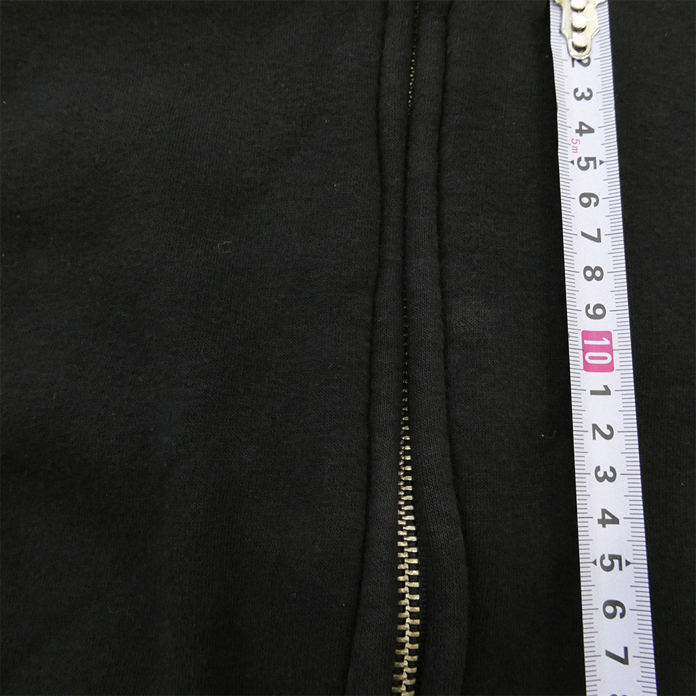 CHROME HEARTS クロムハーツ（原本無） Star Zip Hoodie スター プリント 裏サーマル ダガー ジップアップ パーカー スウェット フーディー ブラック系 M【中古】