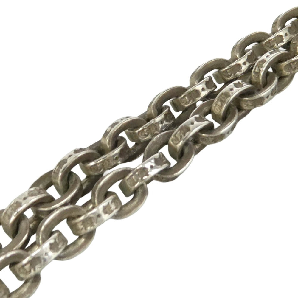 CHROME HEARTS クロムハーツ（原本無） PAPER CHAIN 18inch ペーパーチェーン ネックレス 18インチ シルバー系【中古】