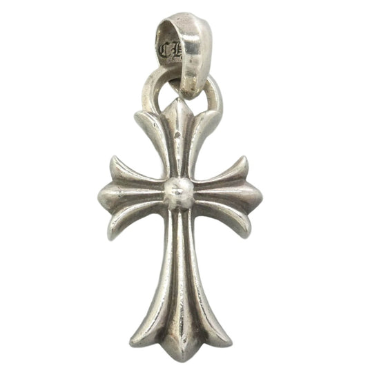 CHROME HEARTS クロムハーツ（原本有） CH CRS SML W BALE スモールCHクロス w/ベイル ペンダントトップ シルバー系【中古】