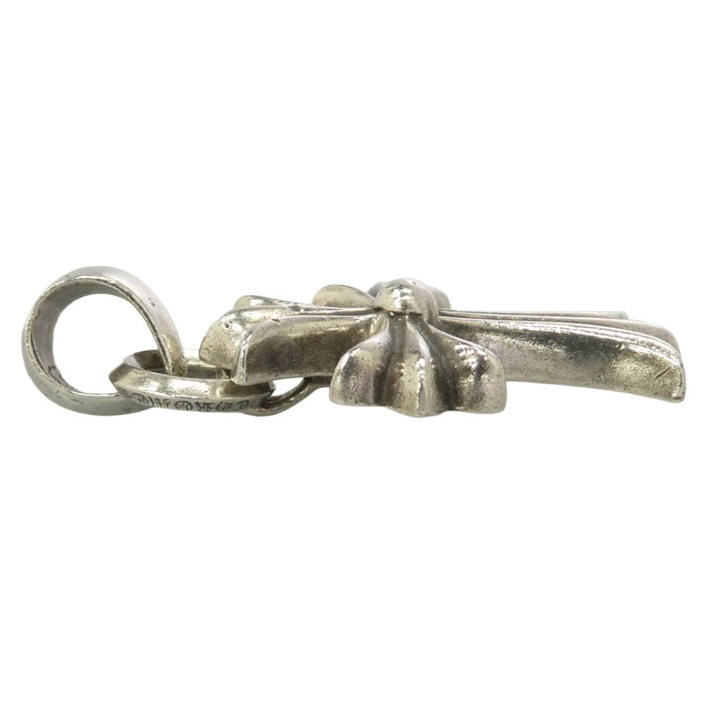 CHROME HEARTS クロムハーツ（原本有） CH CRS SML W BALE スモールCHクロス w/ベイル ペンダントトップ シルバー系【中古】