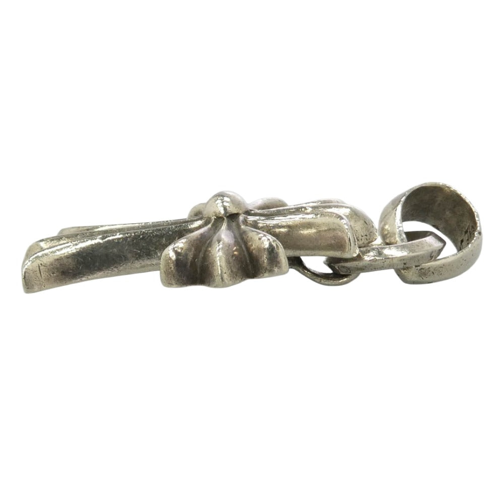 CHROME HEARTS クロムハーツ（原本有） CH CRS SML W BALE スモールCHクロス w/ベイル ペンダントトップ シルバー系【中古】