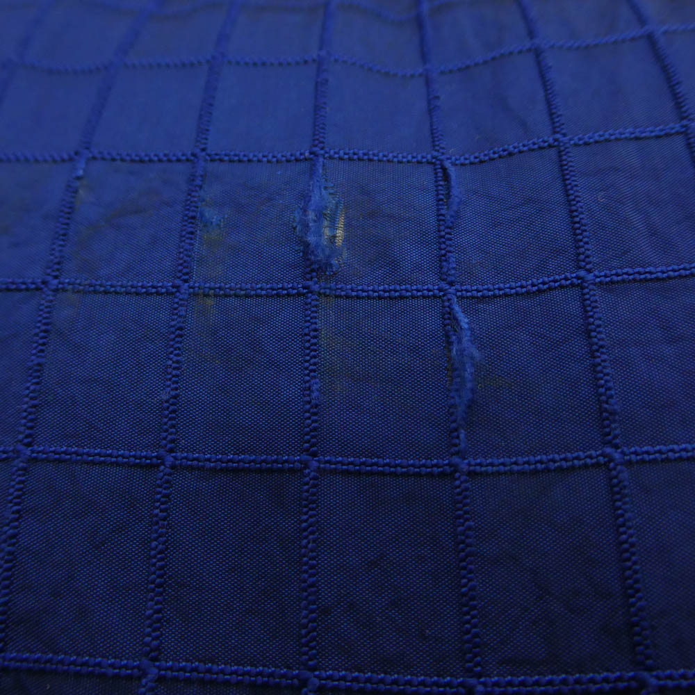 STONE ISLAND ストーンアイランド 791571432 【フェイクバスターズ鑑定済】MACRO RIPSTOP NYLON METAL IN ECONYL REGENERATED NYLON DOWN-TC JACKET ロング ダウンコート ブルー系 S【中古】