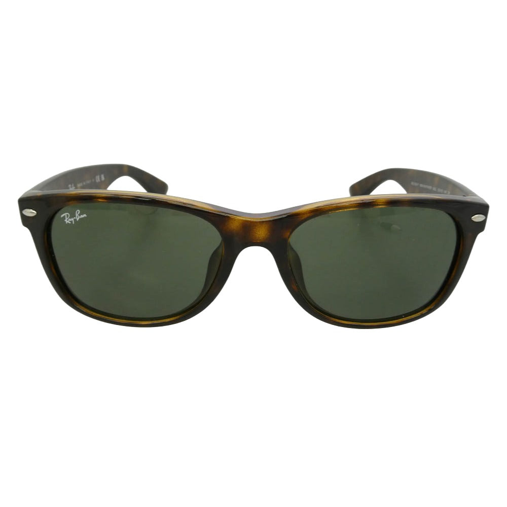 Ray-Ban レイバン RB2132-F NEW WAY FARER ニューウェイファーラー アイウェア 眼鏡 メガネ サングラス ダークブラウン系 55□18 140【中古】