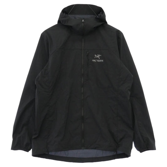 ARC'TERYX アークテリクス X000007411 SQUAMISH HOODY スコーミッシュ フーディナイロン ジップアップ ジャケット ブラック系 L【中古】