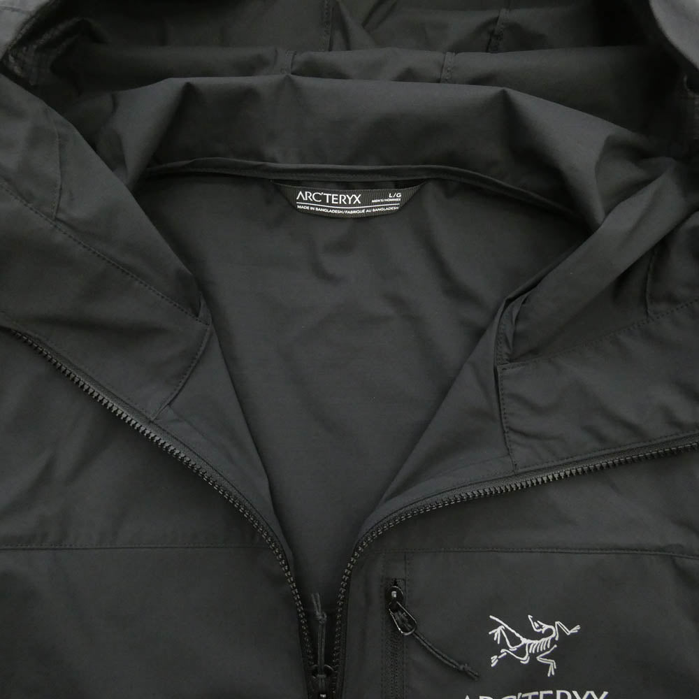 ARC'TERYX アークテリクス X000007411 SQUAMISH HOODY スコーミッシュ フーディナイロン ジップアップ ジャケット ブラック系 L【中古】