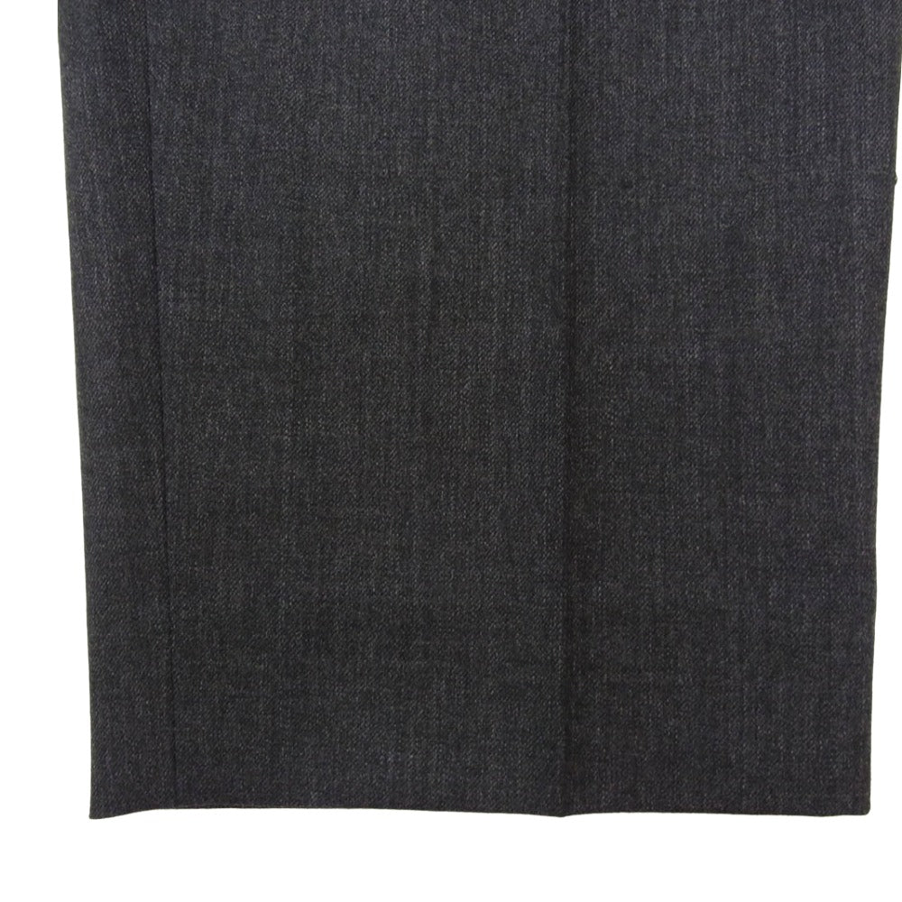 SOPHNET. ソフネット 25AW SPNT-252001 FLANNEL WOOL SHIRRING SLIM-FIT SLACKS CHARCOAL GRAY フランネル ウール スリムフィット スラックス パンツ チャコール系 2【新古品】【未使用】【中古】