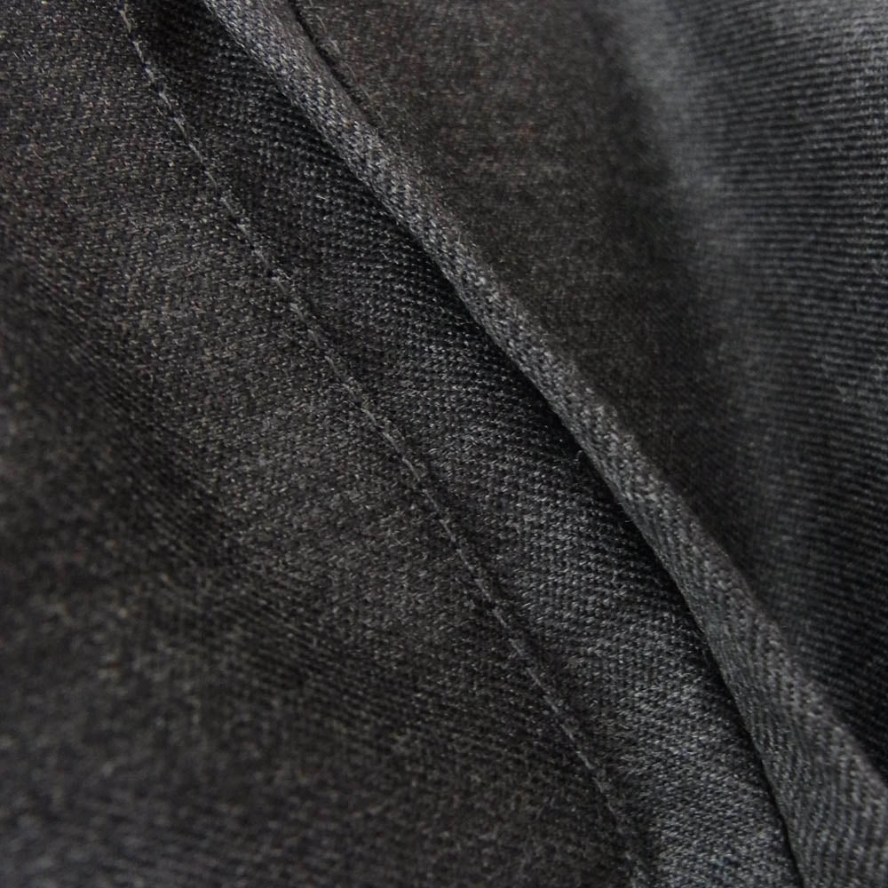 SOPHNET. ソフネット 25AW SPNT-252001 FLANNEL WOOL SHIRRING SLIM-FIT SLACKS CHARCOAL GRAY フランネル ウール スリムフィット スラックス パンツ チャコール系 2【新古品】【未使用】【中古】