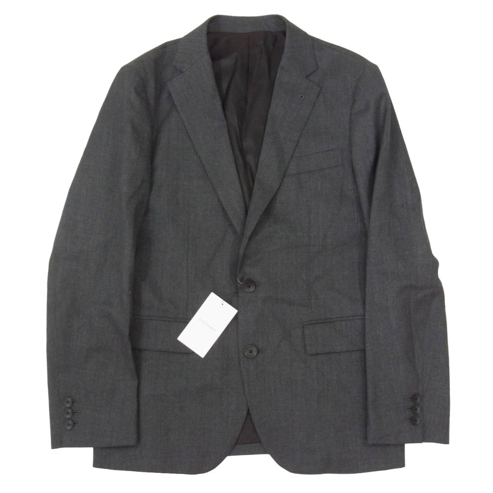 SOPHNET. ソフネット 25AW SPNT-252000 FLANNEL WOOL STANDARD 2BUTTON JACKET CHARCOAL GRAY フランネル ウール スタンダード テーラードジャケット チャコール系 2【新古品】【未使用】【中古】