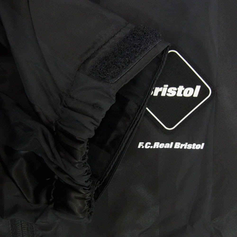F.C.R.B. エフシーアールビー Carhartt カーハート 26SS FCRB-260121 × Carhartt WIP WARM-UP JACKET カーハート ワークインプログレス ナイロン フーデッド ウォームアップ ジャケット ブラック系 XL【新古品】【未使用】【中古】