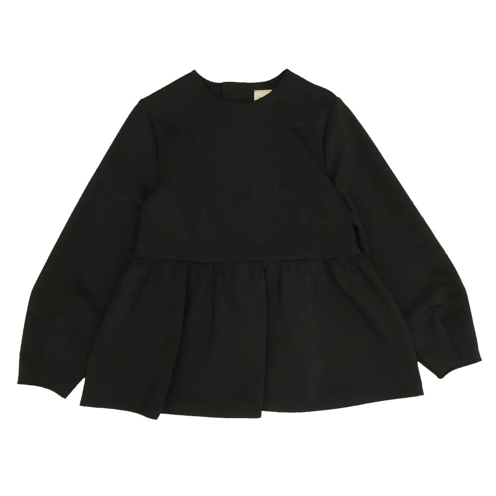 UNITED ARROWS ユナイテッドアローズ SPONGY ノーカラー パール ジャケット 3P セットアップ パンツ スラックス ブラック系 38【中古】