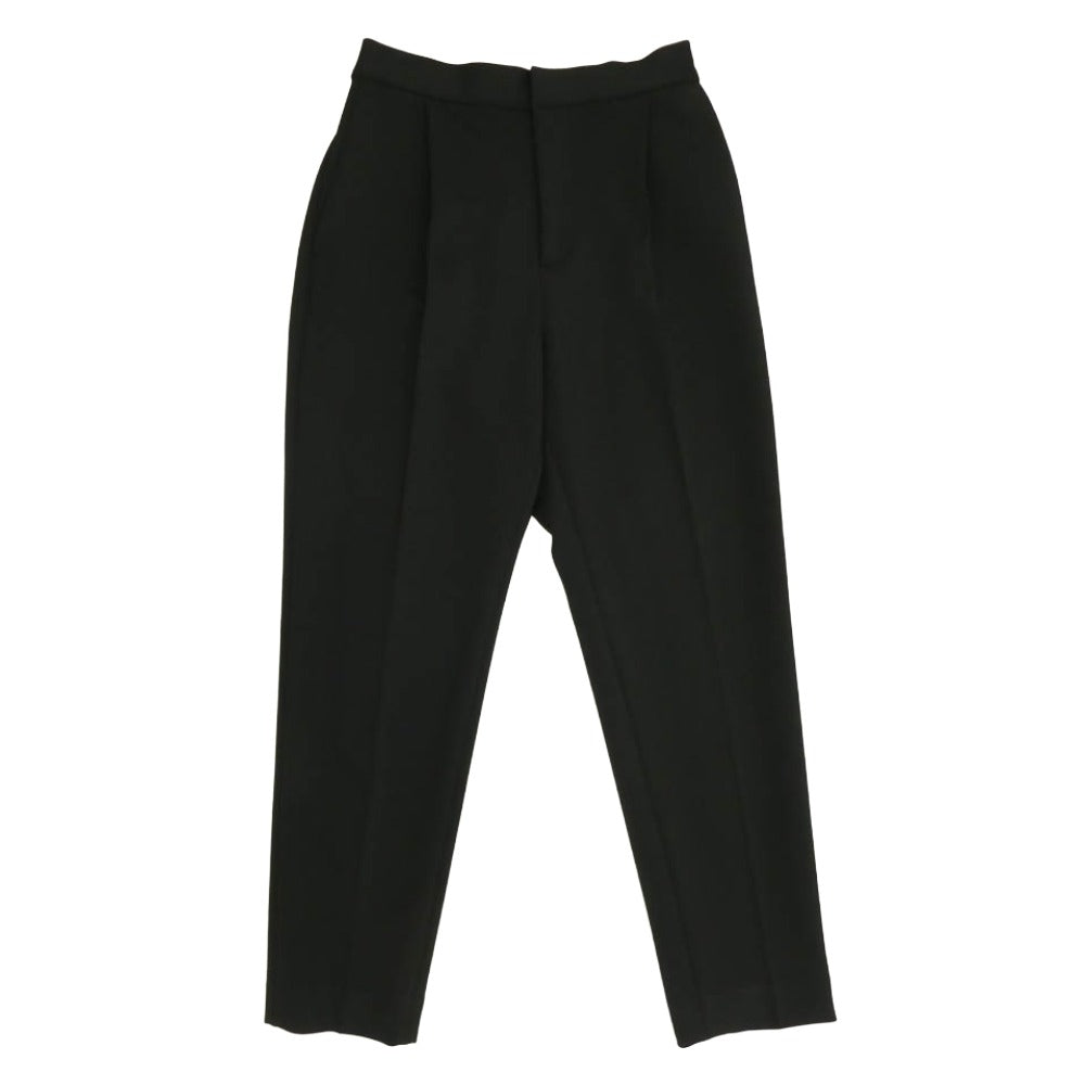 UNITED ARROWS ユナイテッドアローズ SPONGY ノーカラー パール ジャケット 3P セットアップ パンツ スラックス ブラック系 38【中古】