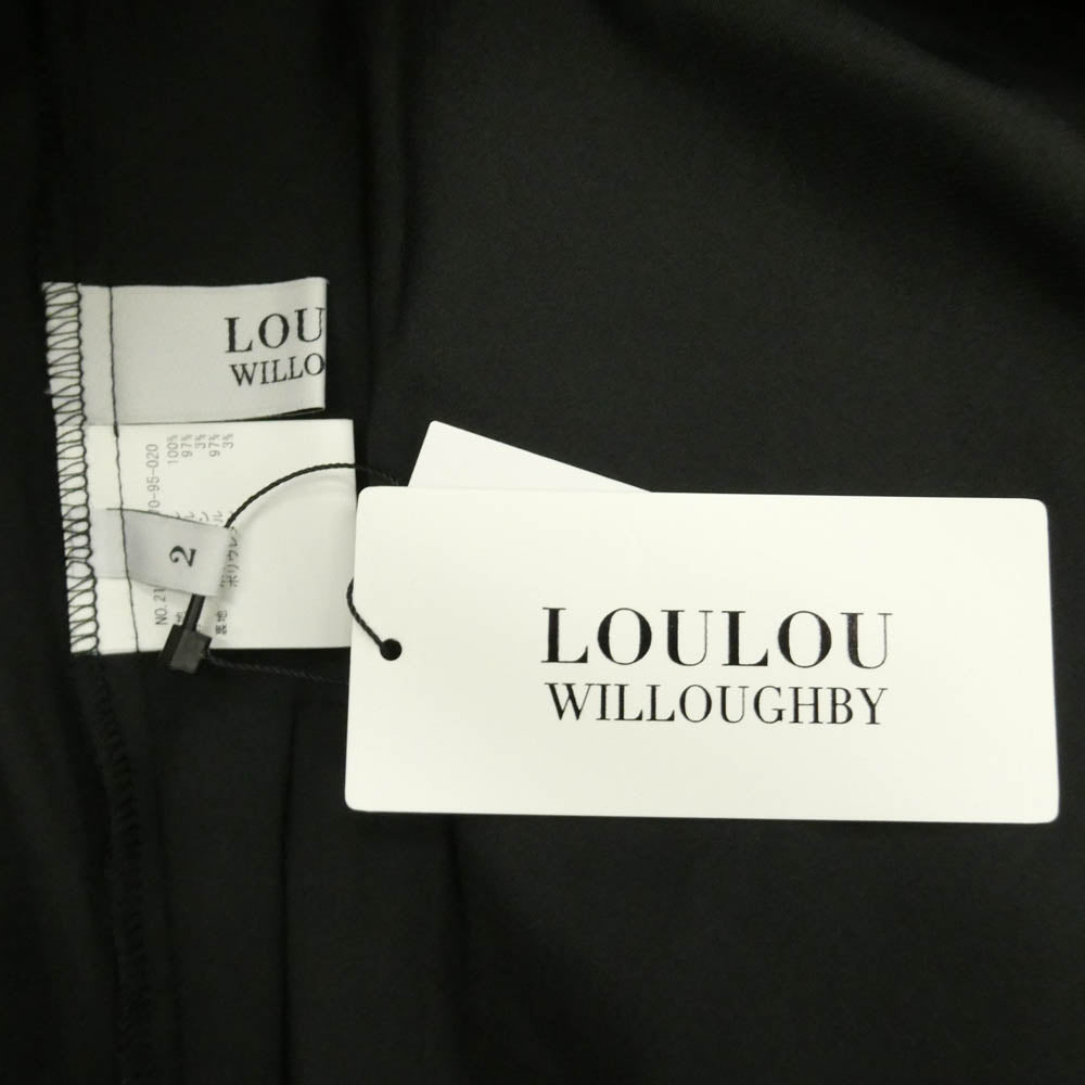 LOULOU WILLOUGHBY チュチュ チュール ロング スカート ブラック ブラック系 2【美品】【中古】