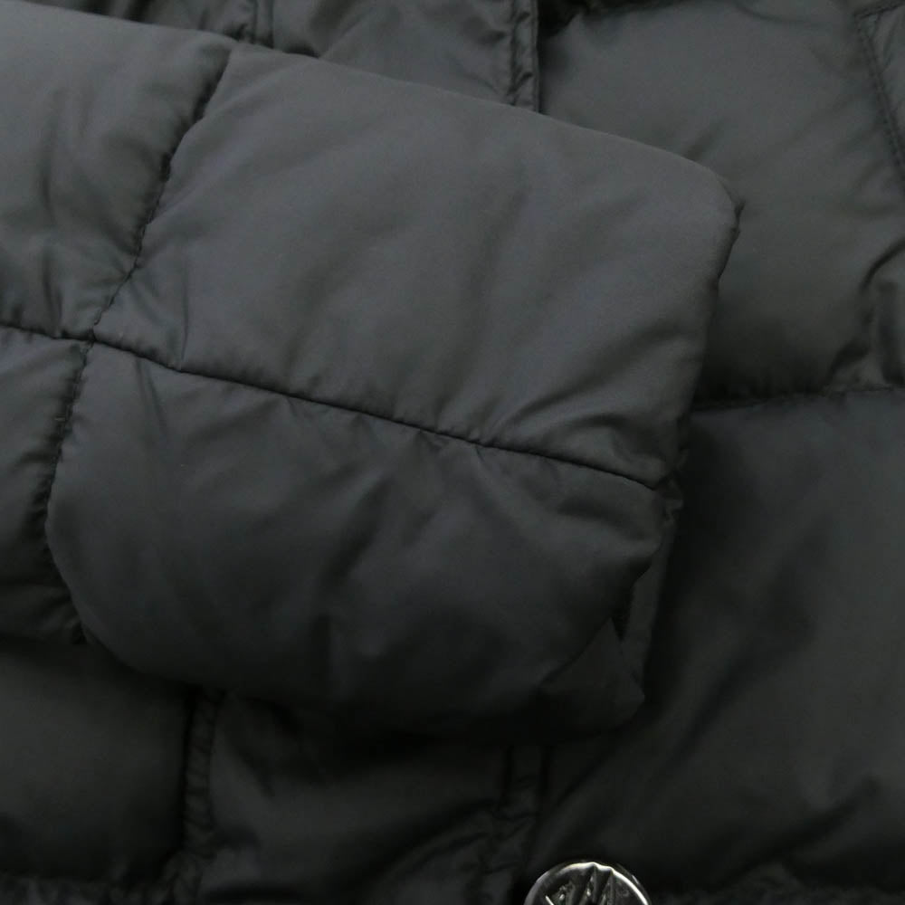 MONCLER モンクレール 49301 91 68959 MESSINA メッシーナ 着脱可能ファーフード付 ロング ダウン ジャケット ダウンコート ブラック系【中古】