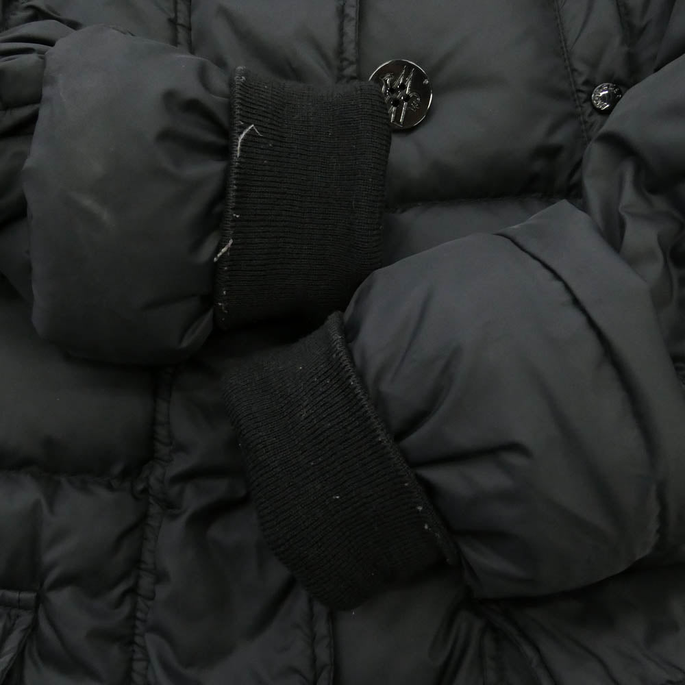 MONCLER モンクレール 49301 91 68959 MESSINA メッシーナ 着脱可能ファーフード付 ロング ダウン ジャケット ダウンコート ブラック系【中古】