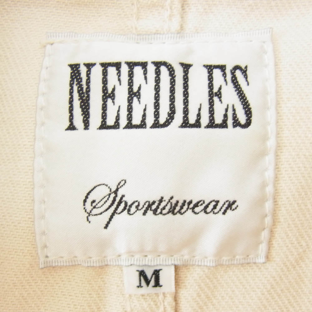Needles ニードルス デニム コットン 日本製 トラッカー ジャケット オフホワイト系 M【中古】