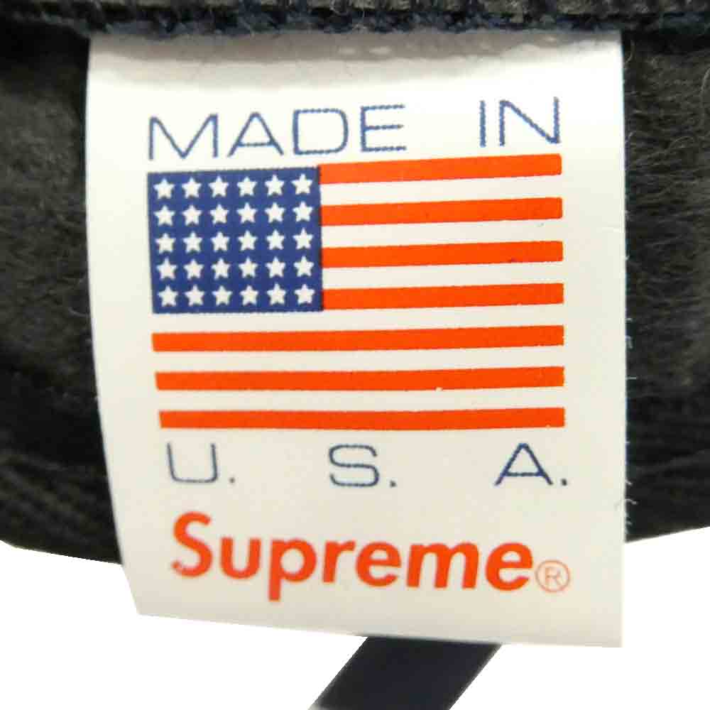 Supreme シュプリーム 18SS Side Arc 6-Panel サイドアーチロゴ 刺繍 キャップ 帽子 ネイビー系【中古】