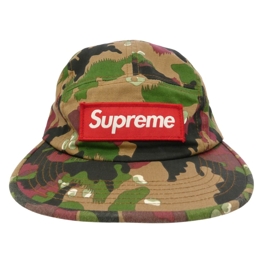 Supreme シュプリーム 17SS Military Camp Cap Swiss Camo スイス カモフラージュ 迷彩柄 ボックスロゴ ミリタリー 帽子 キャップ マルチカラー系【中古】
