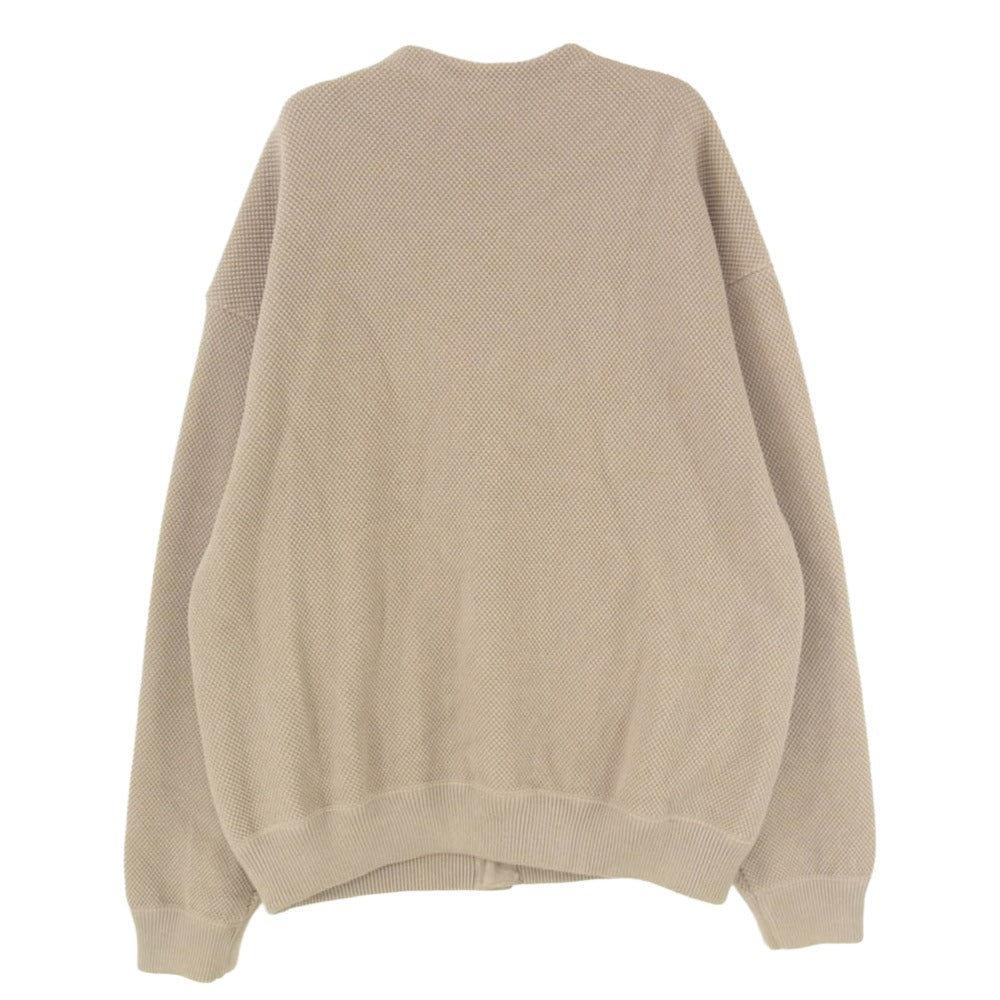 crepuscule クレプスキュール Moss Stitch V/N Cardigan 鹿の子 Vネック カーディガン ブラウン系 2【中古】