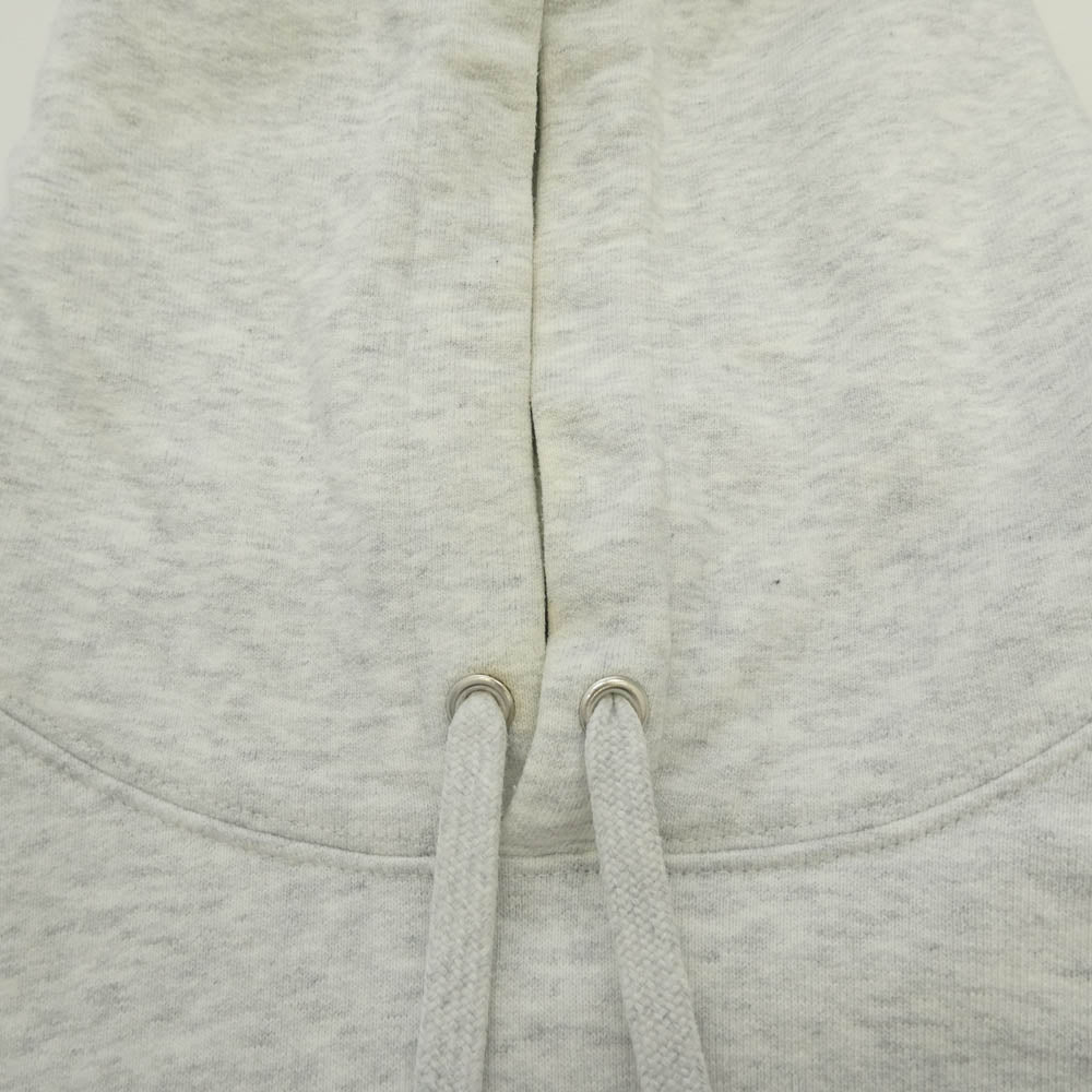 Supreme シュプリーム 18AW Flowers Hooded Sweatshirt フラワー 刺? ロゴ プルオーバー スウェット パーカー グレー系【中古】