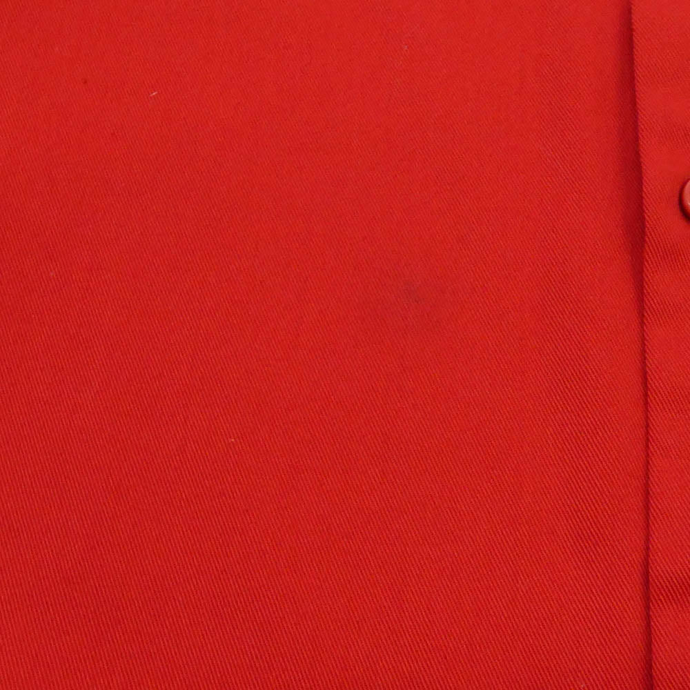 Supreme シュプリーム 17AW Color Blocked Work Shirt カラー ブロック ロゴ 総柄 プリント ワーク 長袖 シャツ レッド系 S【中古】