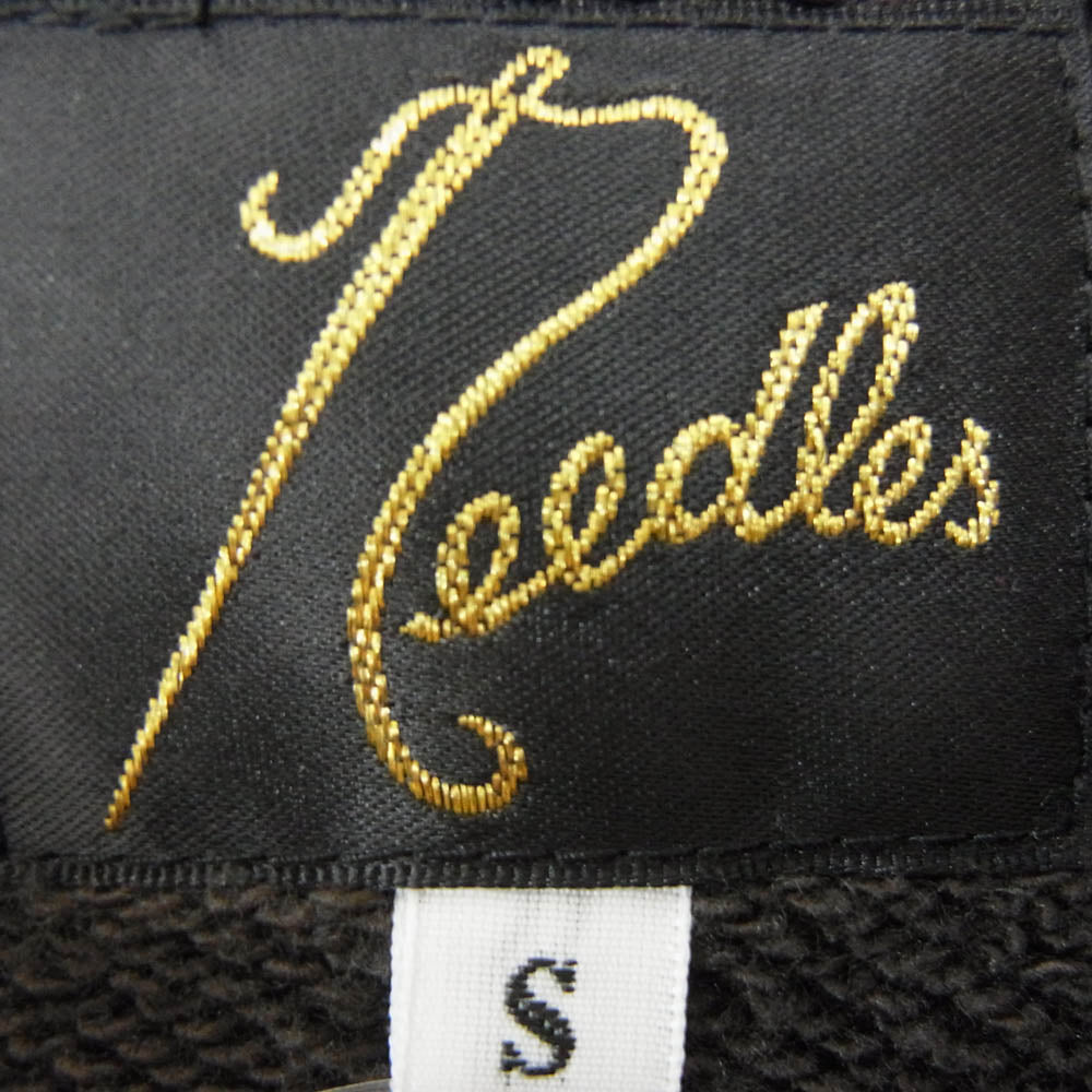 Needles ニードルス 19AW FK219 CREW NECK SWEAT Papillon print パピオン プリント プルオーバー スウェット グリーン系 S【中古】