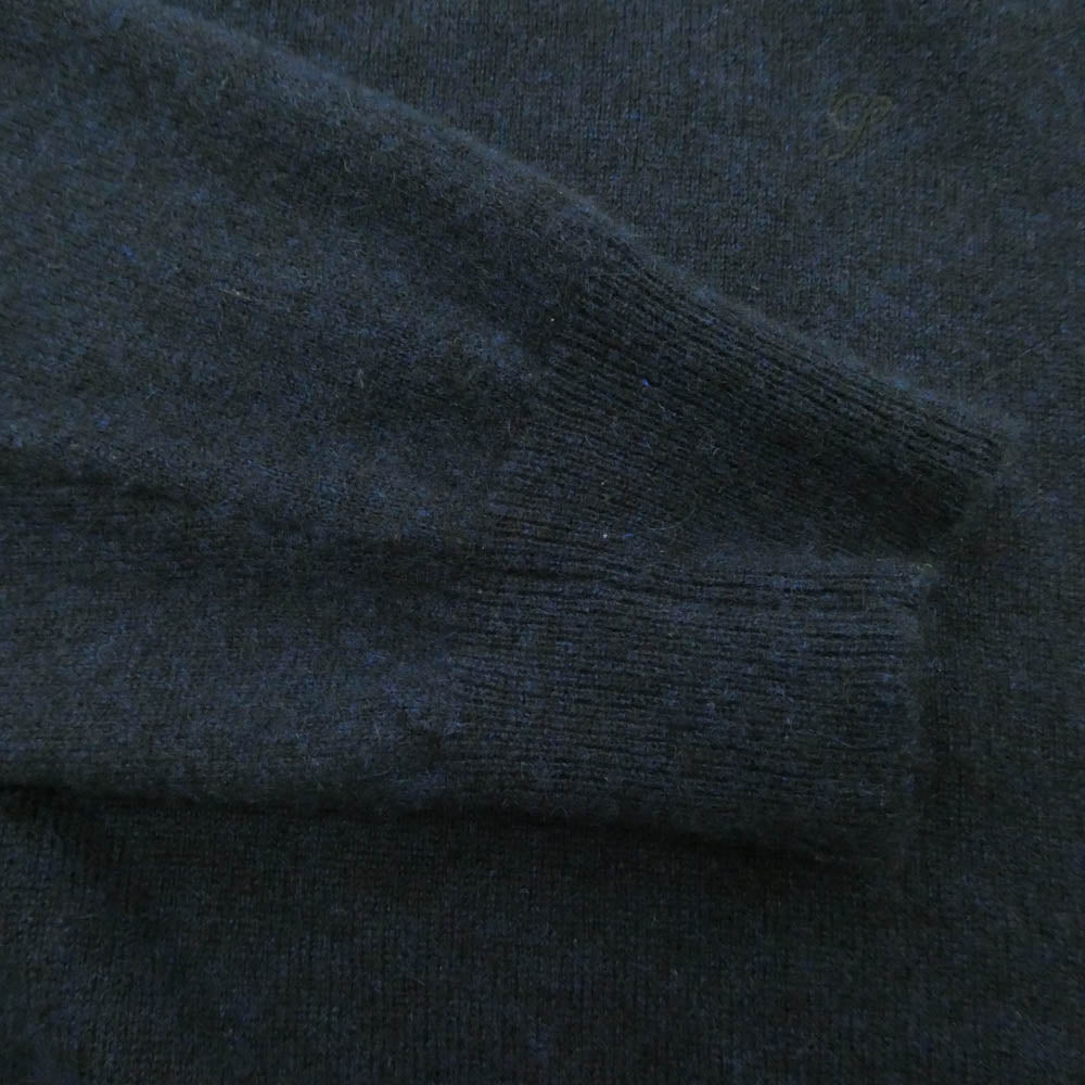 Supreme シュプリーム 17AW Cashmere Sweater カシミア クルーネック セーター ニット ネイビー系 S【中古】