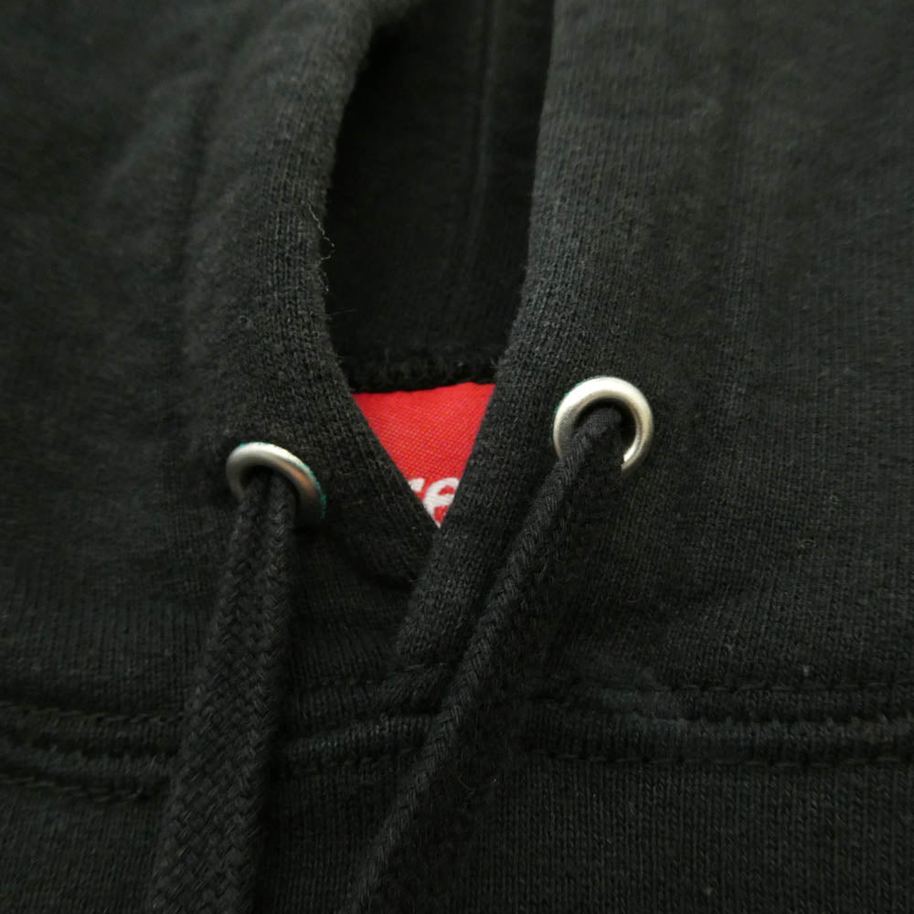 Supreme シュプリーム 18AW Mike Kelley Hooded Sweatshirt マイク ケリー グラフィック プリント プルオーバー スウェット パーカー ブラック系 S【中古】