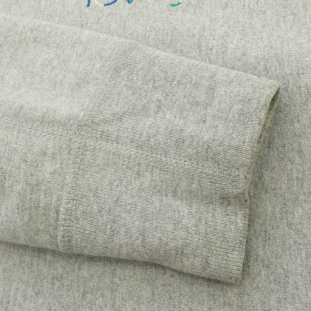 Supreme シュプリーム 17SS Multi Color Classic Logo Hooded Sweatshirt マルチカラー クラシック ロゴ 刺繍 プルオーバー スウェット パーカー グレー系 M【中古】
