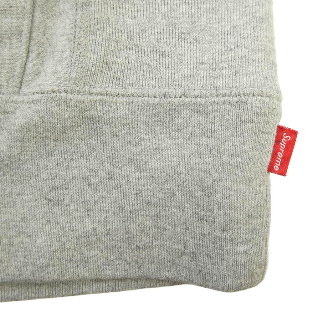 Supreme シュプリーム 17SS Multi Color Classic Logo Hooded Sweatshirt マルチカラー クラシック ロゴ 刺繍 プルオーバー スウェット パーカー グレー系 M【中古】