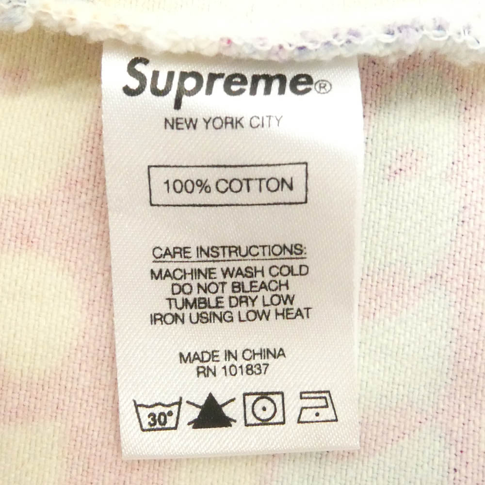 Supreme シュプリーム HYSTERIC GLAMOUR ヒステリックグラマー 17AW × HYSTERIC GLAMOUR Text Work Jacket ヒステリックグラマー ロゴ 総柄 ワーク ジャケット マルチカラー系 M【中古】