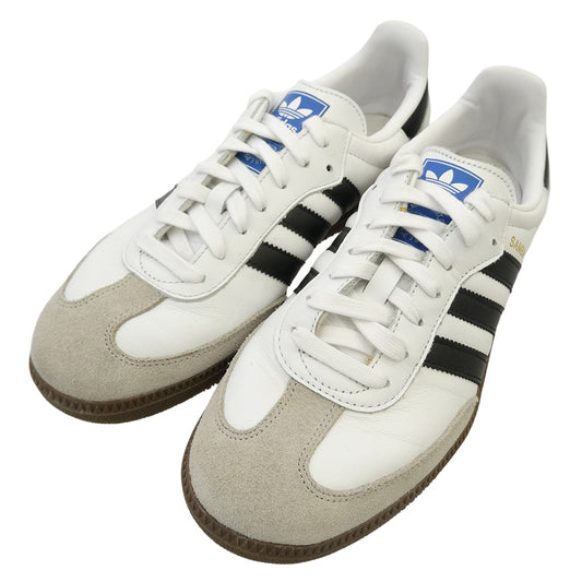 adidas アディダス B75806 Samba OG Cloud White Core Black Clear Granite サンバ OG ローカット スニーカー マルチカラー系 26.5cm【中古】