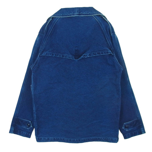 FULLCOUNT フルカウント Lot.2781 FRENCH ARMY MOTOR CYCLE COAT フレンチアーミー デニム モーターサイクルコート インディゴブルー系 38【中古】