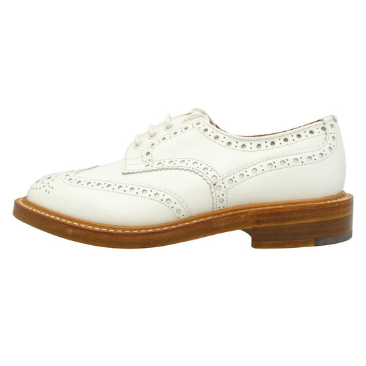 JUNYA WATANABE COMME des GARCONS MAN ジュンヤワタナベコムデギャルソンマン Tricker's トリッカーズ × Tricker's トリッカーズ 英国製 BOURTON whitecalf Derby Wネーム バートン ホワイトカーフ ウイングチップ シューズ ホワイト系 7【極上美品】【中古】