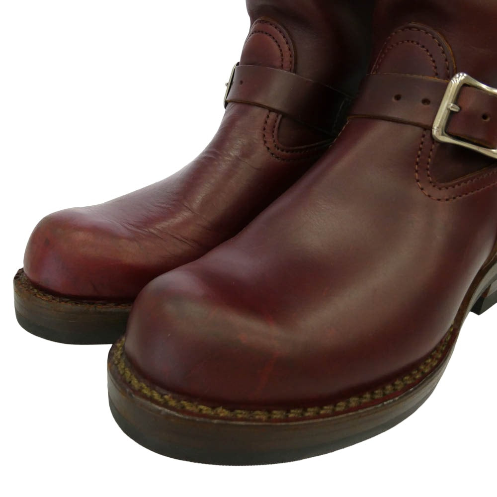 WESCO ウエスコ CUSTOM BOSS カスタムボス ビブラムソール エンジニアブーツ ワインレッド系 9.5【中古】