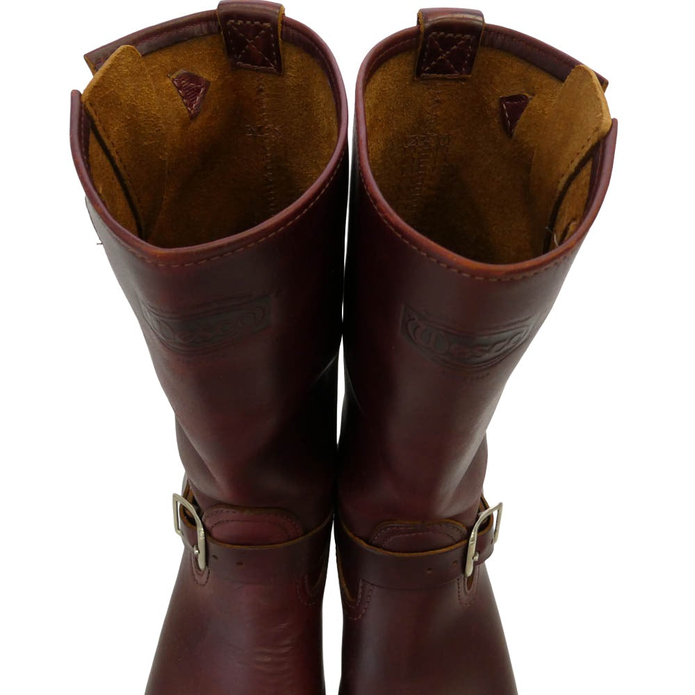 WESCO ウエスコ CUSTOM BOSS カスタムボス ビブラムソール エンジニアブーツ ワインレッド系 9.5【中古】
