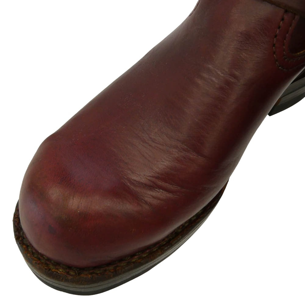 WESCO ウエスコ CUSTOM BOSS カスタムボス ビブラムソール エンジニアブーツ ワインレッド系 9.5【中古】