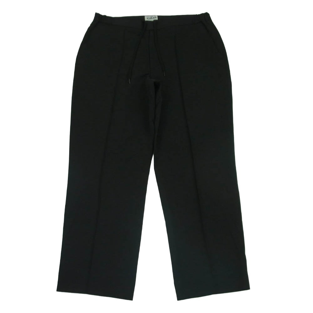 CALEE キャリー P/H TUCK WIDE SLACKS タック ワイド スラックス パンツ 日本製 ブラック系 XL【美品】【中古】