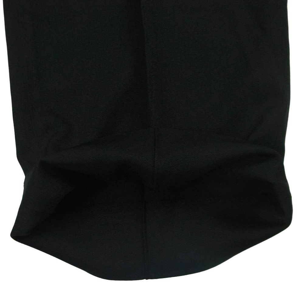 CALEE キャリー P/H TUCK WIDE SLACKS タック ワイド スラックス パンツ 日本製 ブラック系 XL【美品】【中古】