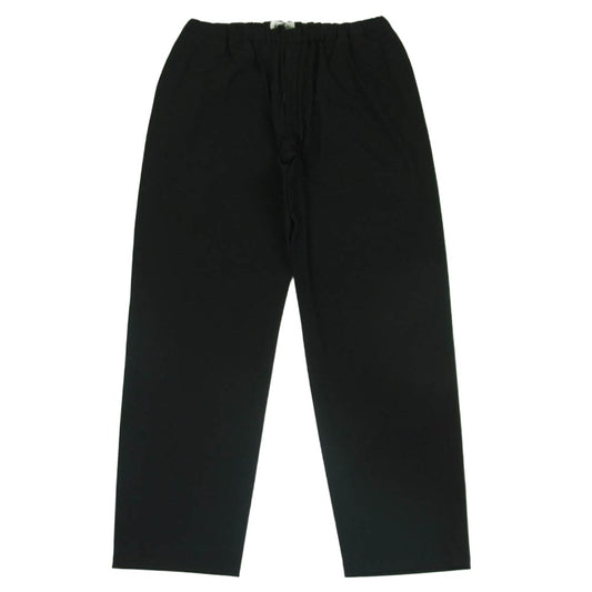 CALEE キャリー 26SS PLANE EASY SLACKS イージー スラックス パンツ 日本製 ブラック系 XL【美品】【中古】