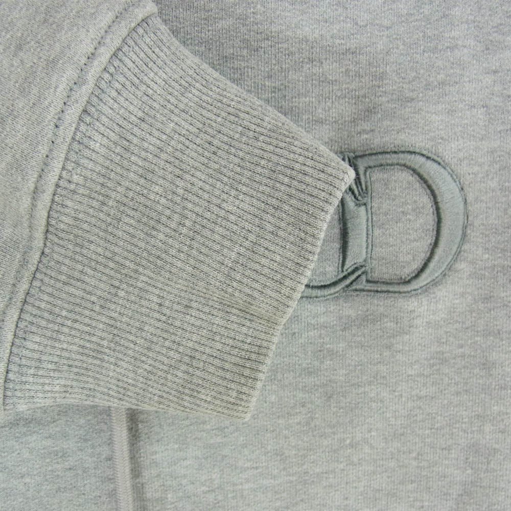 Dior ディオール 113J698A0531 ESSENTIALS CD ICON CD ロゴ 刺繍 プルオーバー スウェット パーカー フーディー グレー系 S【中古】
