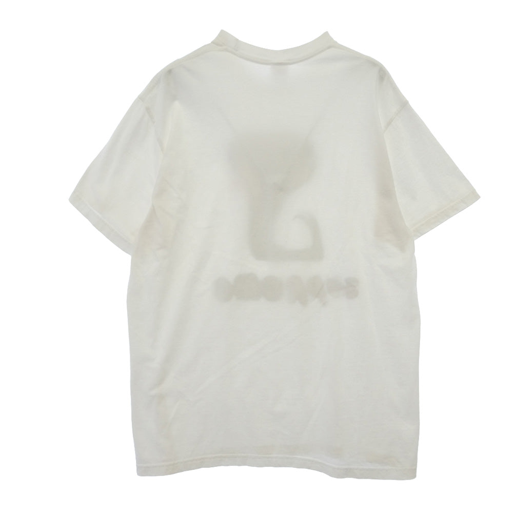 Supreme シュプリーム 21SS Snake Tee スネーク プリント 半袖 Tシャツ ホワイト系 L L【中古】