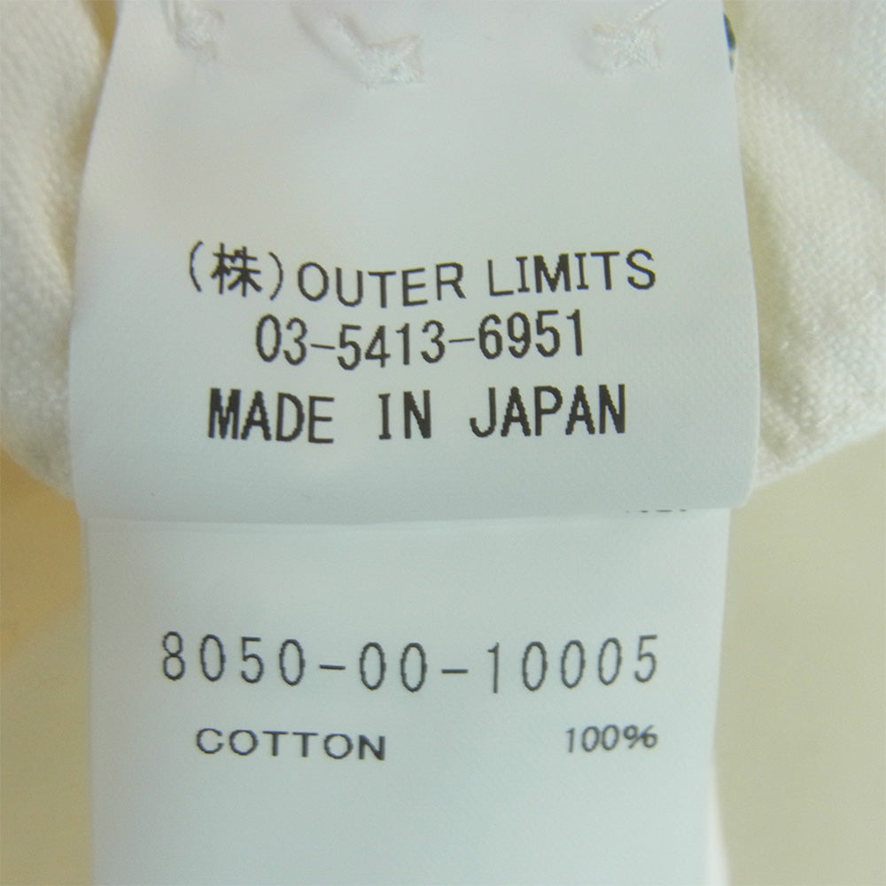 Nigel Cabourn ナイジェルケーボン 8050-00-10005 BRITISH OFFICERS SHIRT TYPE-2 OX ブリティッシュ オフィサーズ オックスフォード BD ボタンダウン 長袖 シャツ ホワイト系 アイボリー系 46【美品】【中古】