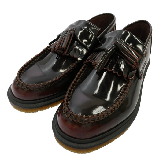 Dr.Martens ドクターマーチン 14573601 ADRIAN エイドリアン タッセル ローファー チェリーレッド ダークブラウン系 UK5【新古品】【未使用】【中古】