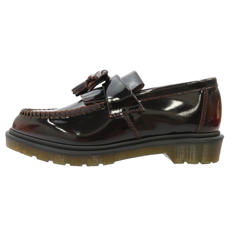 Dr.Martens ドクターマーチン 14573601 ADRIAN エイドリアン タッセル ローファー チェリーレッド ダークブラウン系 UK5【新古品】【未使用】【中古】