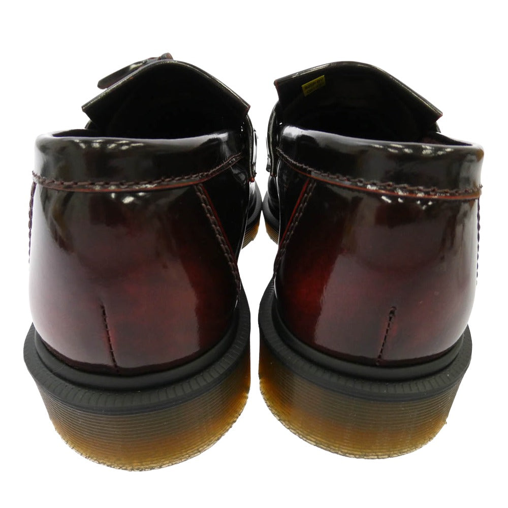Dr.Martens ドクターマーチン 14573601 ADRIAN エイドリアン タッセル ローファー チェリーレッド ダークブラウン系 UK5【新古品】【未使用】【中古】